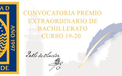 Convocatoria al premio de bachillerato 2019-2020