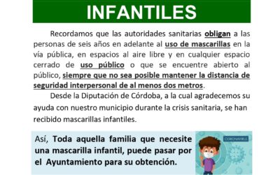 Mascarillas infantiles