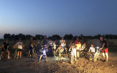Crónica ruta ciclista nocturna (luna llena)