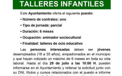 Contratación de monitor sociocultural