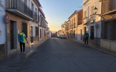 Desinfección de calles
