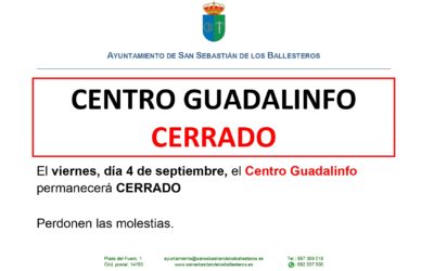 Centro Guadalinfo cerrado