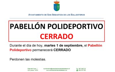 Cierre del Pabellón
