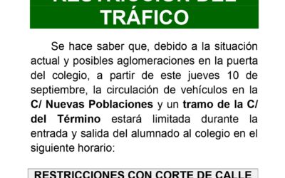 Restricción del tráfico