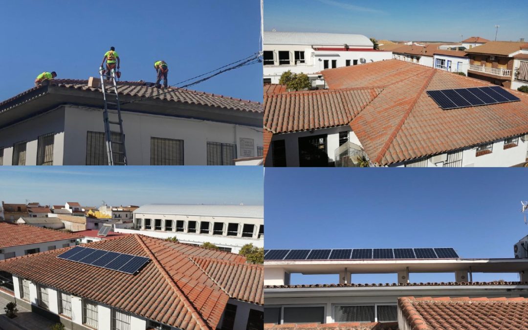 Instalación solar fotovoltaica en Centro de Mayores y Colegio. 1