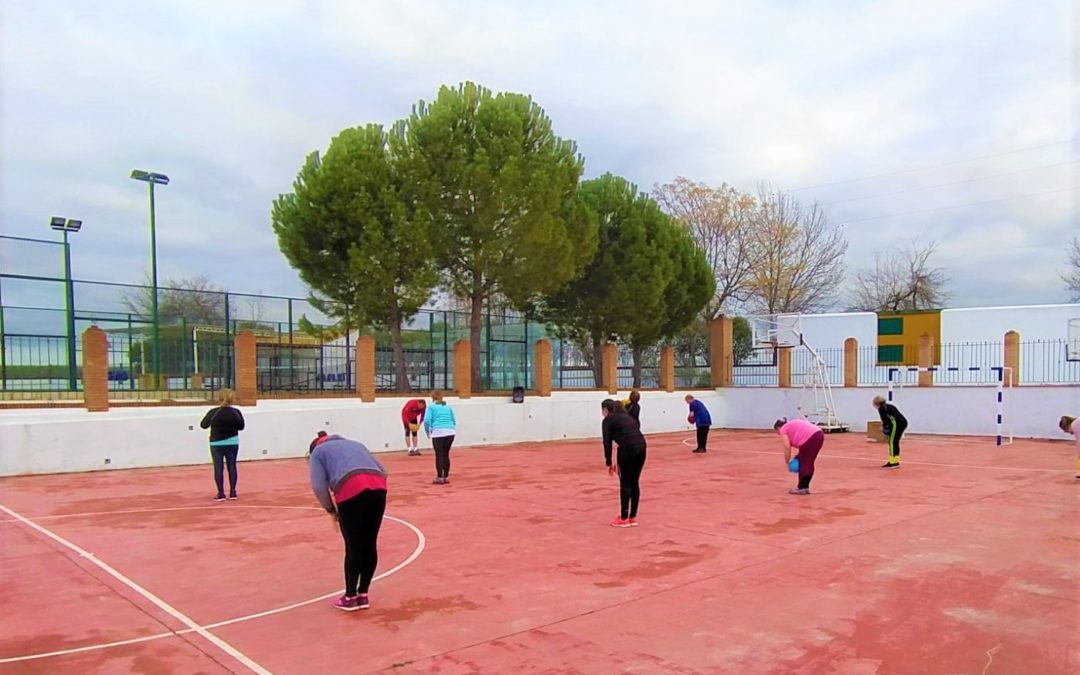 Actividades deportivas en las instalaciones del Campo de Fútbol 1