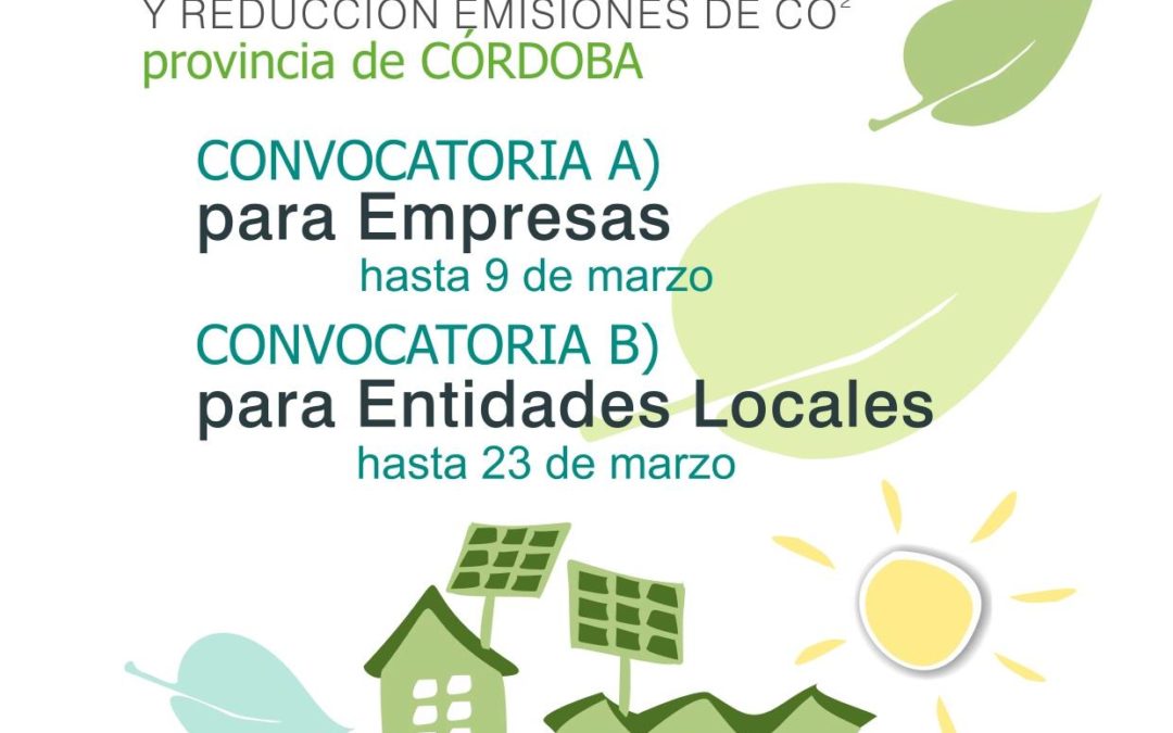 Subvenciones de la Agencia de la Energía en Córdoba 1
