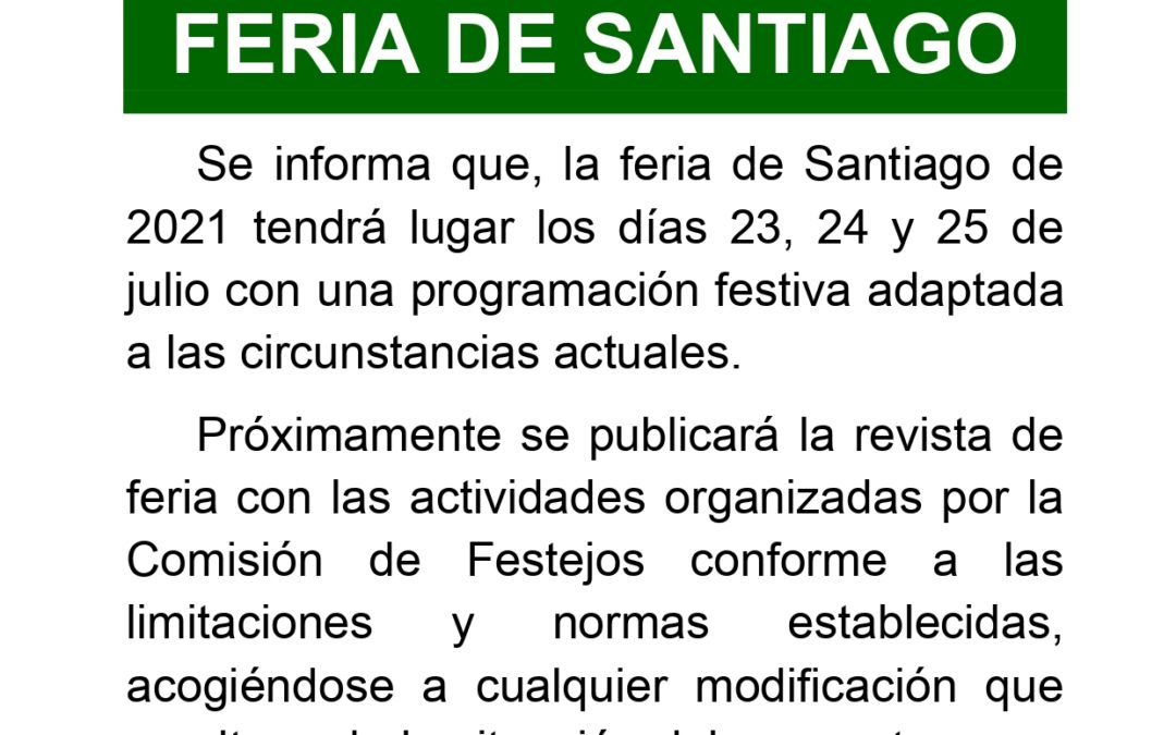 Celebración de la Feria de Santiago 1