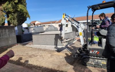 Actuación del Ayuntamiento de La Victoria en el cementerio de la Inmaculada Concepción