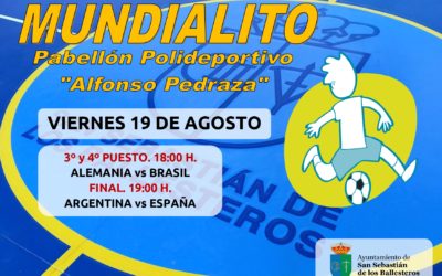 Jornada final mundialito fútbol sala 2022