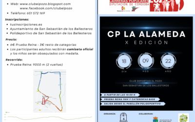 Inscripciones para la X Carrera Popular de la Alameda