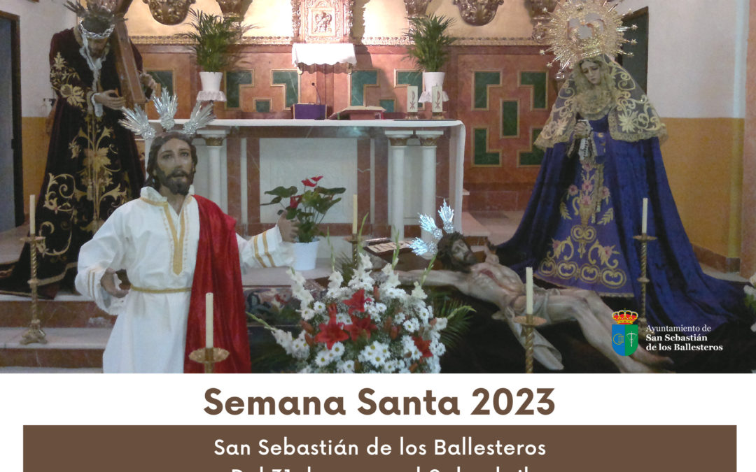 Cultos y procesiones por Semana Santa 2023