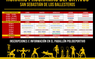 Programas deportivos en San Sebastián de los Ballesteros
