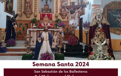 Cultos y procesiones por Semana Santa 2024