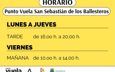 Nuevo horario Punto Vuela en San Sebastián de los Ballesteros