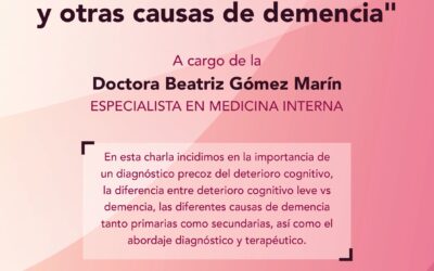 Ponencia de salud a cargo de la Dra. Beatriz Gómez Marín