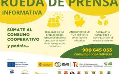 Rueda de prensa Alcaldes de los municipios pertenecientes al proyecto Cooperativa Energética