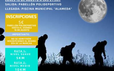 Senderismo nocturno luna llena 2024