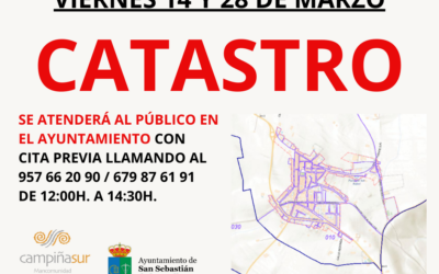 Servicio de catastro marzo 2025