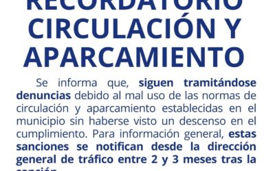 Normas de circulación y aparcamiento